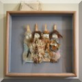 A31. Santa Fe Paper Dolls shadowbox. 